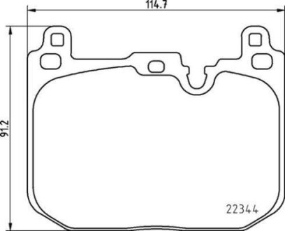 Гальмівні колодки дискові BREMBO P 06 097