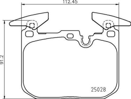 Гальмівні колодки дискові BREMBO P 06 098