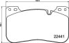 Комплект гальмівних накладок, дискове гальмо BREMBO P 06 100 (фото 1)