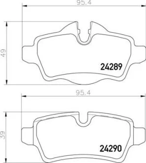 Гальмівні колодки дискові BREMBO P 06 103