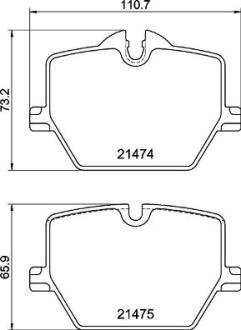 Гальмівні колодки дискові BREMBO P 06 116