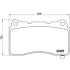 Гальмівні колодки пер. Civic/Lancer/Impreza 2.0-2.5 01- BREMBO P 09 004 (фото 2)