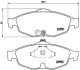 Гальмівні колодки, дискові BREMBO P 11 016 (фото 1)