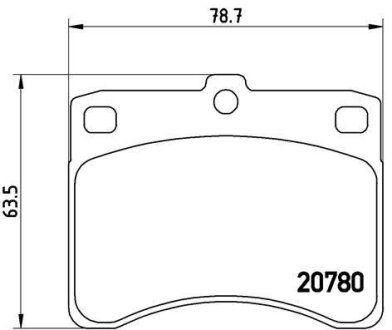 Гальмівні колодки, дискові BREMBO P 16 003