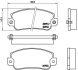 Гальмівні колодки, дискові BREMBO P 23 013 (фото 1)