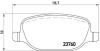 Колодки тормозные ALFA ROMEO 159/BRERA 06- передн. BREMBO P 23 089 (фото 1)