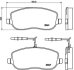 Комплект тормозных колодок, дисковый тормоз BREMBO P 23 090 (фото 1)