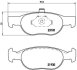 Гальмівні колодки, дискові BREMBO P 23 125 (фото 1)