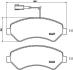 Комплект гальмівних колодок з 4 шт. дисків BREMBO P 23 136 (фото 1)