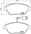 Гальмiвнi колодки, к-кт. (Колодки тормозные дисковые, к-кт.) BREMBO P 23 137 (фото 1)