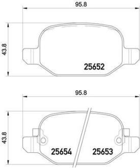 Гальмівні колодки дискові BREMBO P 23 150