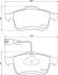 Комплект тормозных колодок BREMBO P23 163 (фото 1)