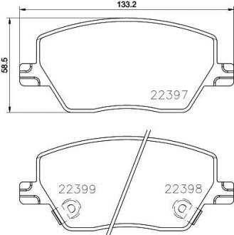 Гальмівні колодки дискові BREMBO P 23 170