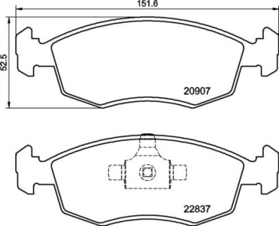 Гальмівні колодки дискові BREMBO P 23 192