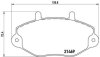 Гальмівні колодки, дискові BREMBO P 24 033 (фото 1)