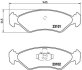 Гальмівні колодки, дискові BREMBO P 24 044 (фото 1)