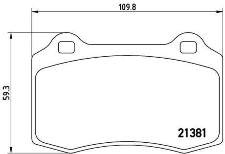 Гальмівні колодки дискові BREMBO P 24 073