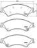 Колодки тормозные FORD RANGER 11- передн. BREMBO P 24 153 (фото 1)