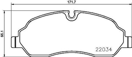 Гальмівні колодки дискові BREMBO P 24 171