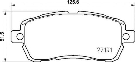 Гальмівні колодки дискові BREMBO P 24 203