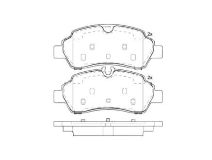 Гальмівні колодки дискові BREMBO P 24 209