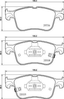 Гальмівні колодки дискові BREMBO P 24 218