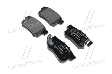 Колодка торм. диск. HONDA ACCORD, CIVIC задн. BREMBO P 28 022