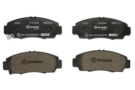 Гальмівні колодки дискові BREMBO P 28 034X