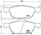 Комплект гальмівних колодок з 4 шт. дисків BREMBO P 28 044X (фото 2)