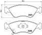 Гальмівні колодки, дискові BREMBO P 30 007 (фото 1)