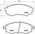 Гальмівні колодки, дискові BREMBO P 30 022 (фото 1)