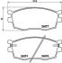 Гальмівні колодки дискові BREMBO P 30 026 (фото 1)