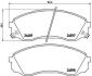 Колодки тормозные HYUNDAI H1/STAREX 08- передн. BREMBO P 30 041 (фото 1)