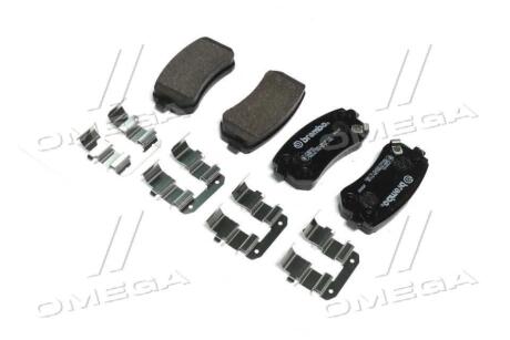 Комплект гальмівних колодок з 4 шт. дисків BREMBO P 30 051