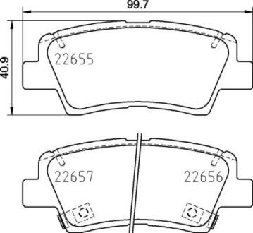 Гальмівні колодки дискові BREMBO P 30 103