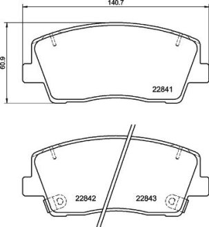 Гальмівні колодки дискові BREMBO P 30 108
