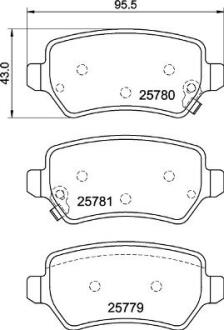 Гальмівні колодки дискові BREMBO P 30 120