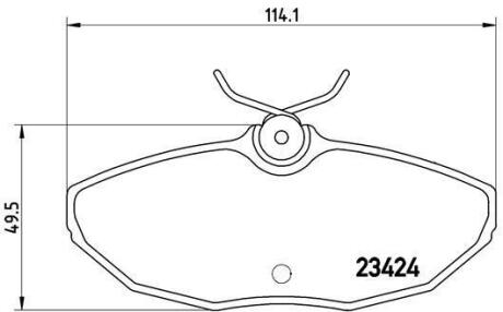Гальмівні колодки дискові BREMBO P 36 013