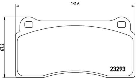 Гальмівні колодки дискові BREMBO P 36 018