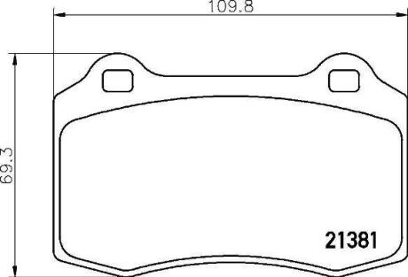 Гальмівні колодки дискові BREMBO P 36 020