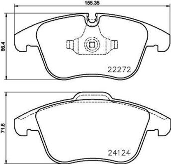 Гальмівні колодки дискові BREMBO P 36 030