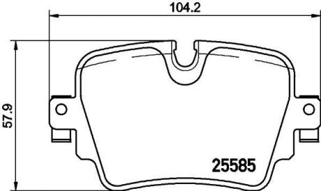 Гальмівні колодки дискові BREMBO P 36 032