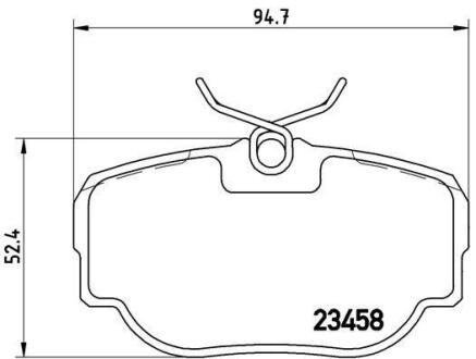 Гальмівні колодки дискові BREMBO P 44 009
