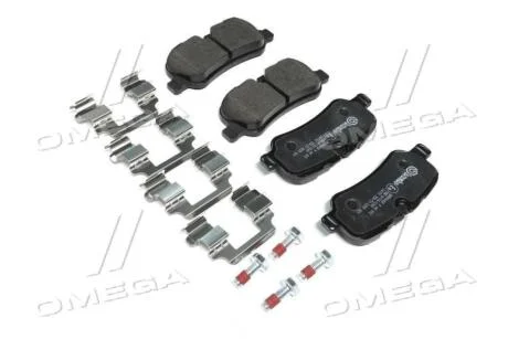 Колодки тормозные LAND ROVER DISCOVERY/RANGE ROVER SPORT 04- задн. BREMBO P 44 013