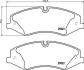 Колодки тормозные LAND ROVER RANGE ROVER -12 3.6 перед. BREMBO P44024 (фото 1)