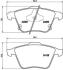 Колодки тормозные MAZDA 6 02- 2.3 перед. R17 BREMBO P 49 038 (фото 1)