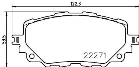 Гальмівні колодки дискові BREMBO P 49 054