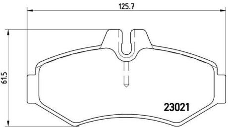 Колодки тормозные BREMBO P 50 020