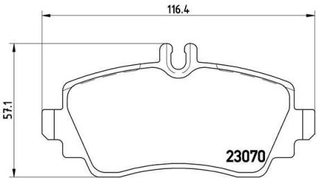 Гальмівні колодки дискові BREMBO P 50 035