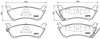 Колодки тормозные дисковые, комплект BREMBO P 50 040 (фото 1)